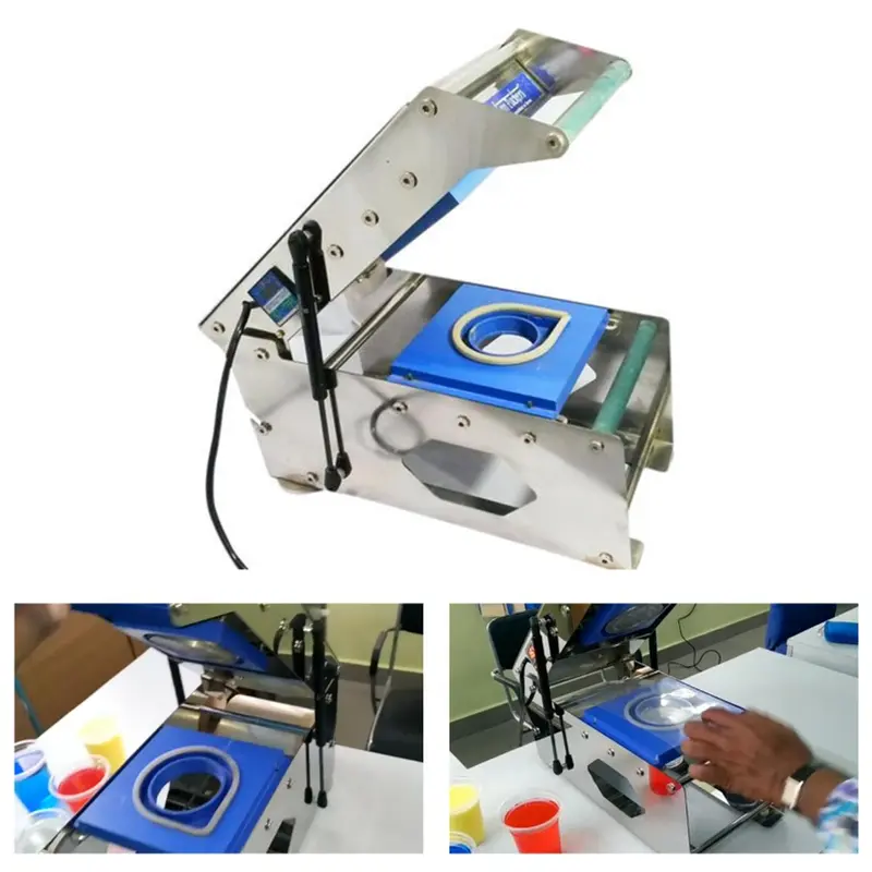 69/80mm Diameter Manual Cup & Glass Sealing Machine 300W